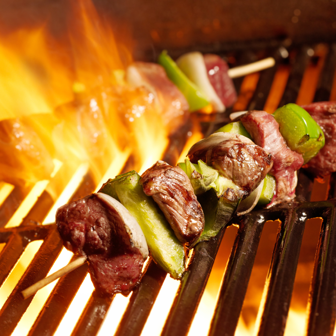 Fleisch auf dem Grill