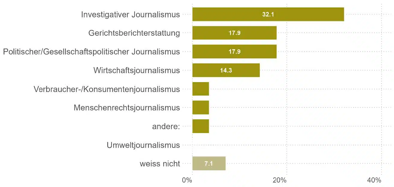 Abbildung 14: Studie Missbräuchliche Gerichtsklagen gegen Medienschaffende