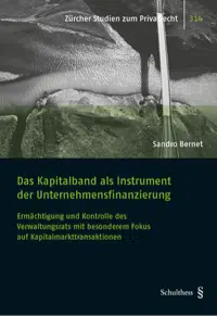 Kapitalband als Instrument der Unternehmensfinanzierung