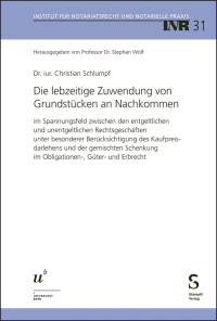 Die lebzeitige Zuwendung von
Grundstücken an Nachkommen